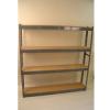 4 Level Wide-Span Commercial & Industrial Steel Shelving